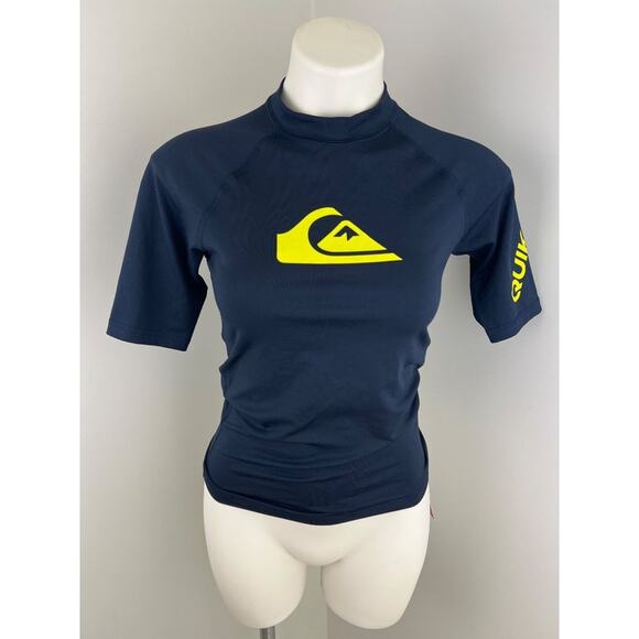 Women's Quicksilver Swim Surf Top Rash Guard w UPF 50+ Sun Protection XS - Picture 1 of 7